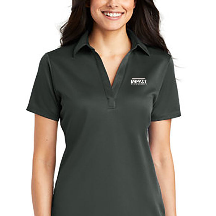 Silk Touch™️️ Performance Polo (Women's, Gray) SM-2XL